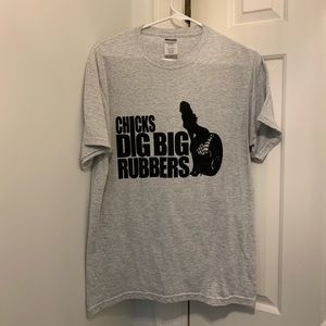Chicks Dig Big Rubbers Graphic Tee